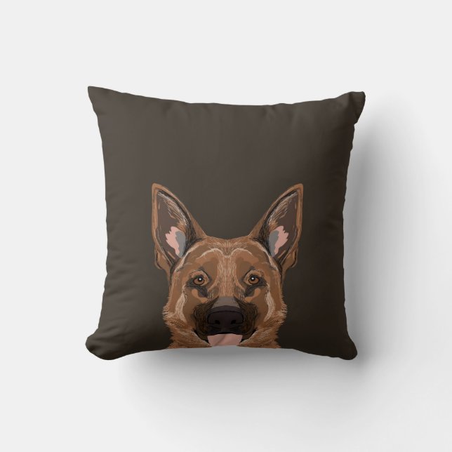 Skylar - German Shepherd dog gifts for dog people Throw Pillow (Front)