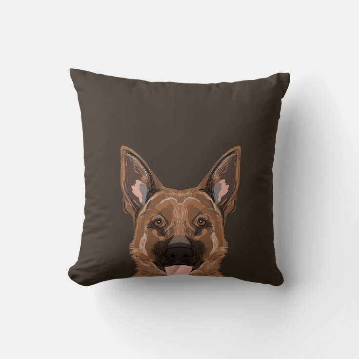 Skylar - German Shepherd dog gifts for dog people Throw Pillow | Zazzle