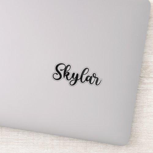 Skylar Name _ Handwritten Calligraphy Sticker