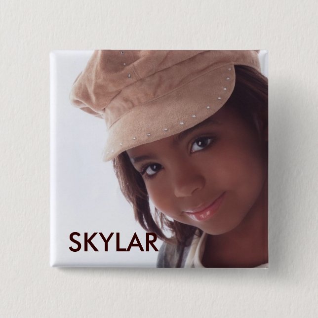 SKYLAR PINBACK BUTTON (Front)