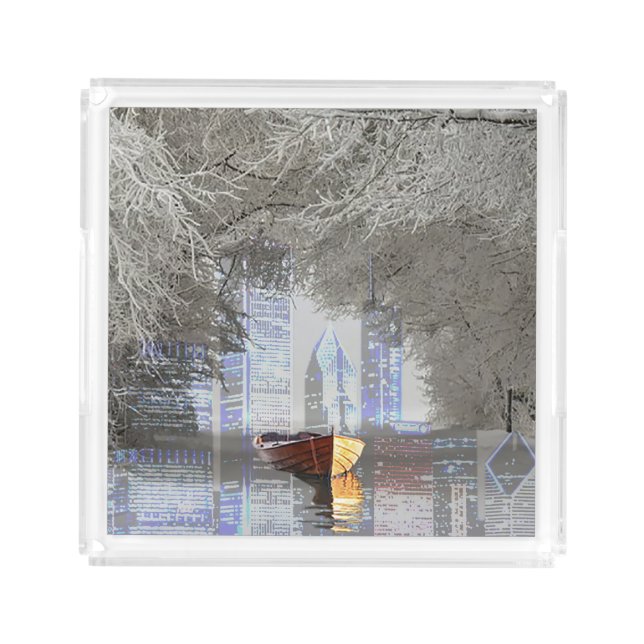 Skyline Acrylic Tray (Front)