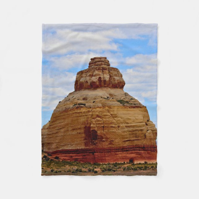 Skyline and Stone Fleece Blanket (Front)