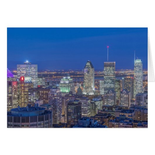 Skyline at twilight 2 cards (Front Horizontal)