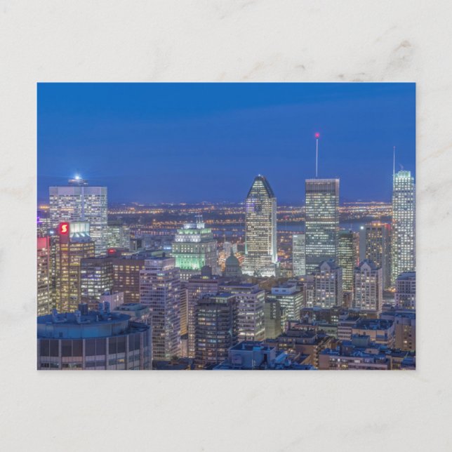 Skyline at twilight 2 postcard (Front)