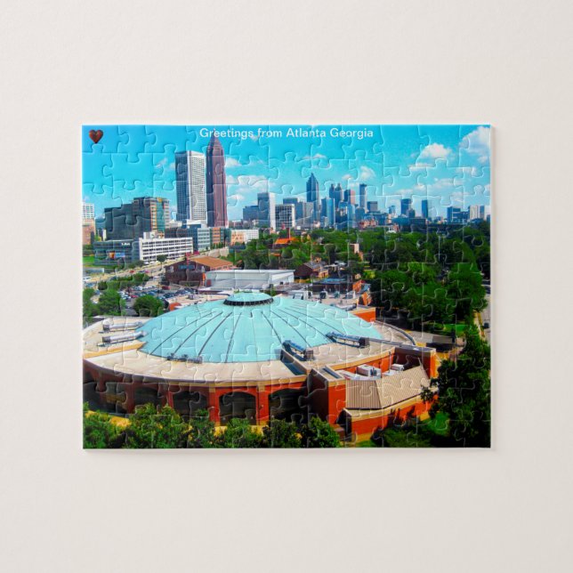 Skyline Atlanta Georgia Jigsaw Puzzle (Horizontal)