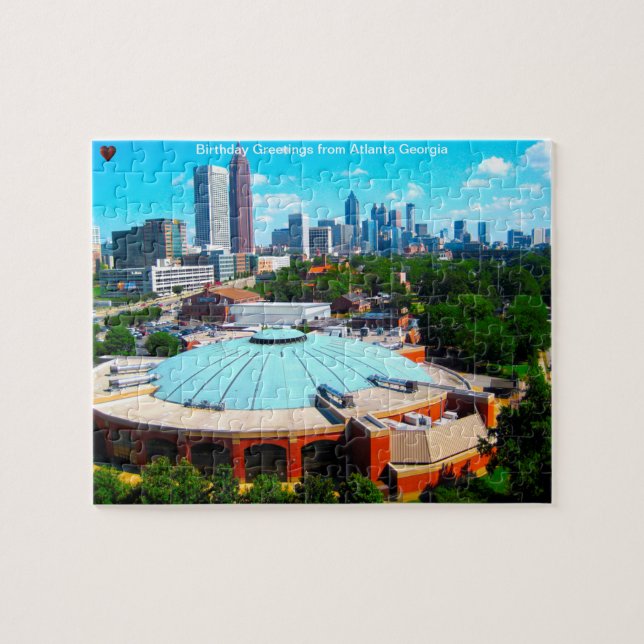 Skyline Atlanta Georgia Jigsaw Puzzle (Horizontal)