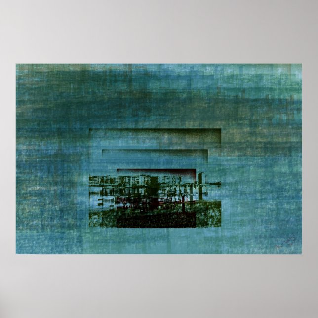 Skyline - bay of Copenhagen Poster (Front)