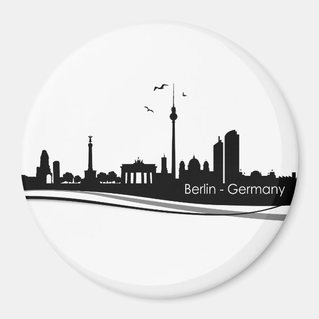 Skyline Berlin Magnet (Front)