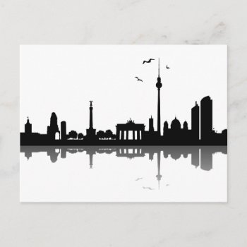 Skyline Berlin Postcard by JiSign at Zazzle