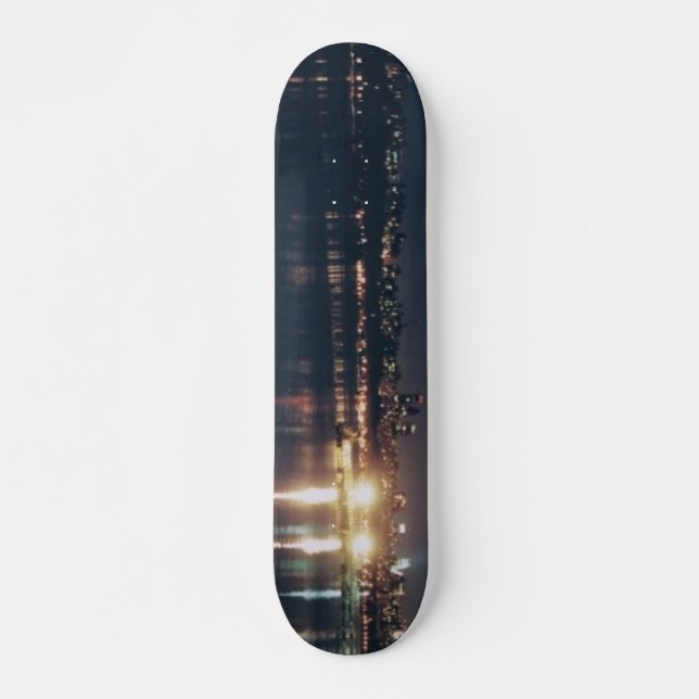 Skyline Burns The Hudson Skateboard Deck (Front)