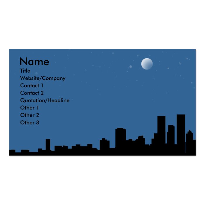 Skyline Business Card