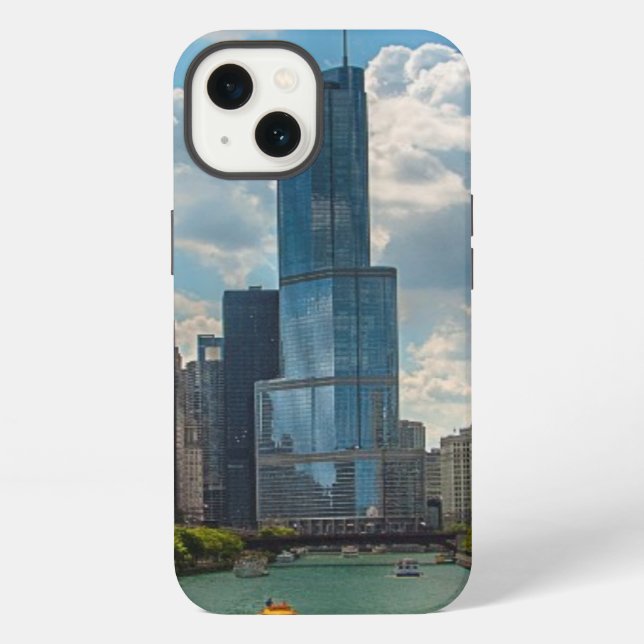 Skyline Chicago Iphone Case (Back)