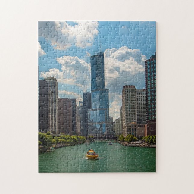 Skyline Chicago Jigsaw Puzzle (Vertical)