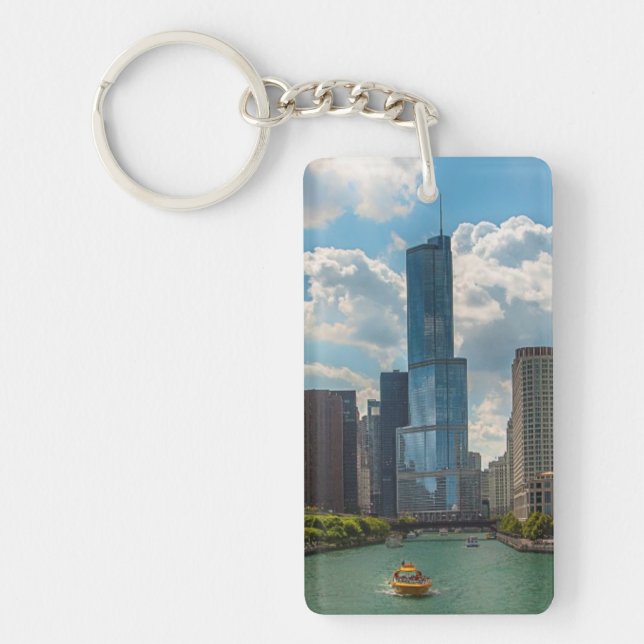 Skyline Chicago Keychain (Front)
