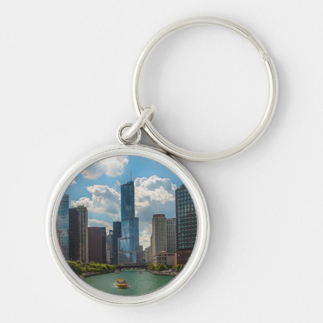 Skyline Chicago Keychain (Front)