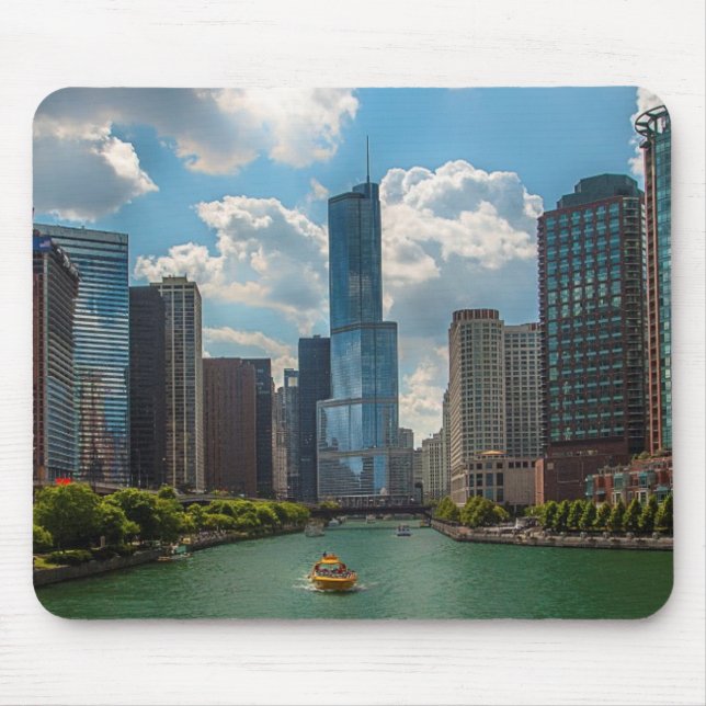 Skyline Chicago Mouse Pad (Front)