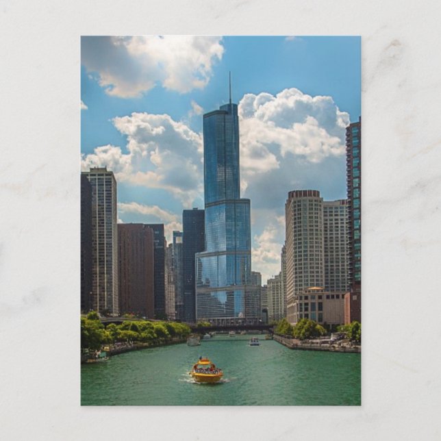 Skyline Chicago Postcard (Front)