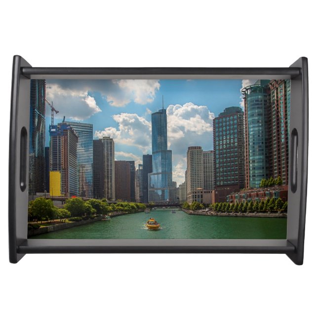 Skyline Chicago Serving Tray (Front)