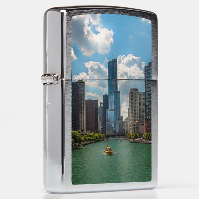 Skyline Chicago Zippo Lighter | Zazzle
