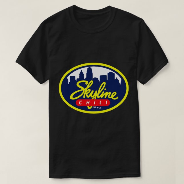 Skyline Chili Magnet T-Shirt (Design Front)