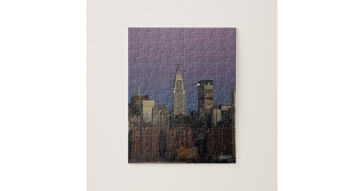 Skyline City Manhattan New York Jigsaw Puzzle | Zazzle