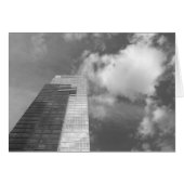 Skyline & Clouds - Noir, card (Front Horizontal)