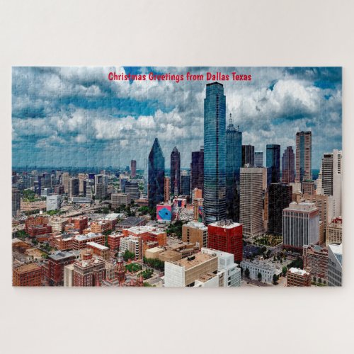 Skyline Dallas Texas Jigsaw Puzzle