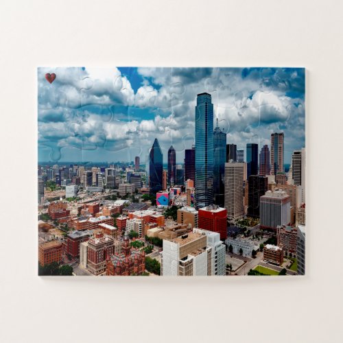 Skyline Dallas Texas Jigsaw Puzzle