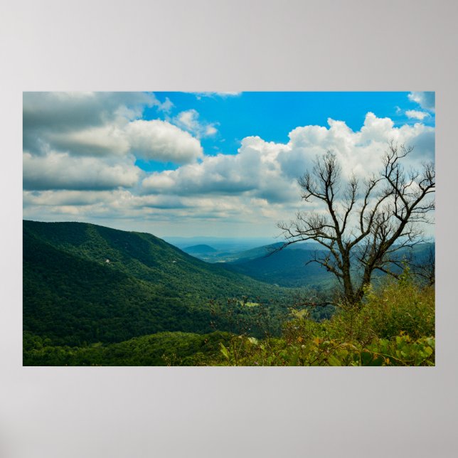 Skyline Drive Blue Ridge Mountains Poster (Front)
