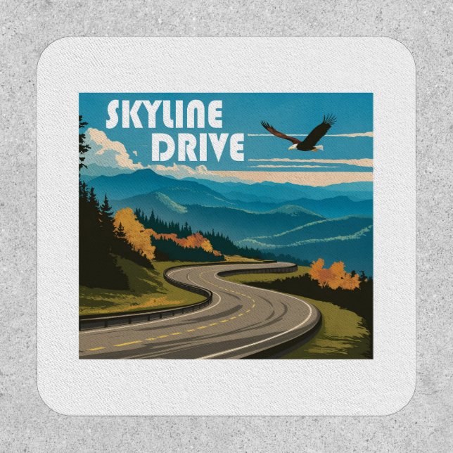 Skyline Drive Virginia Eagle Patch (Front)
