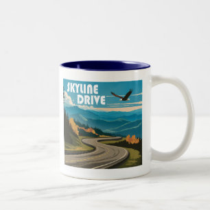 Skyline Drive Virginia Eagle Two-Tone Coffee Mug