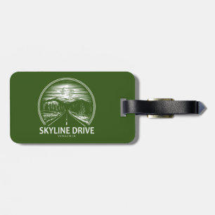 Skyline Drive Virginia Forest Luggage Tag