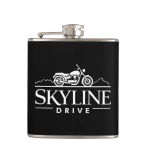 Skyline Drive Virginia Motorcycle Flask