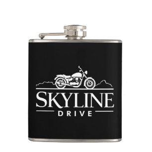 Skyline Drive Virginia Motorcycle Flask