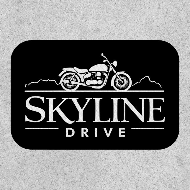 Skyline Drive Virginia Motorcycle Patch (Front)
