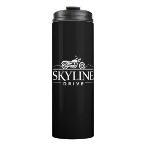 Skyline Drive Virginia Motorcycle Thermal Tumbler