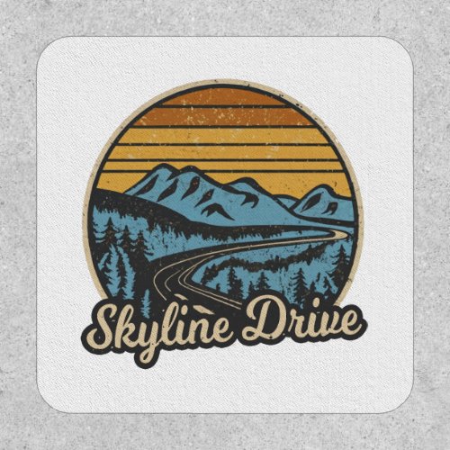 Skyline Drive Virginia Retro Patch