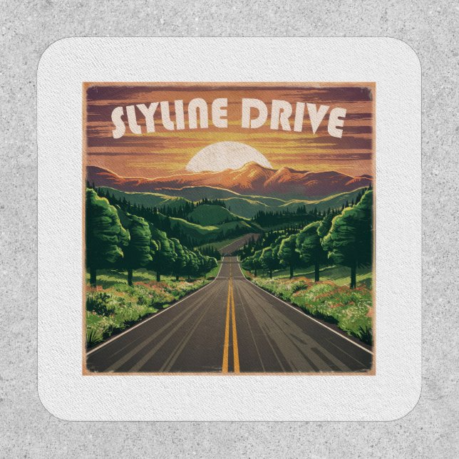 Skyline Drive Virginia Sunset Patch (Front)