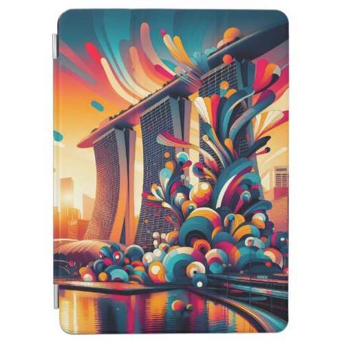Skyline Fantasy Singapores Marina Bay iPad Air Cover