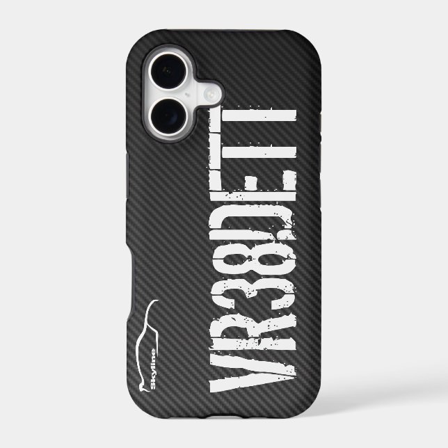 Skyline GT-R Engine Code Iphone Case (Back)