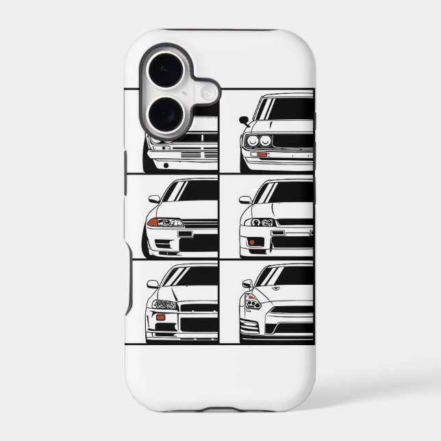 Skyline GTR evolution Iphone Case (Back)