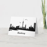 Skyline Hamburg Card at Zazzle