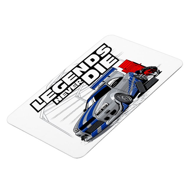 SKYLINE LEGENDS NEVER DIE! MAGNET (Left Side)
