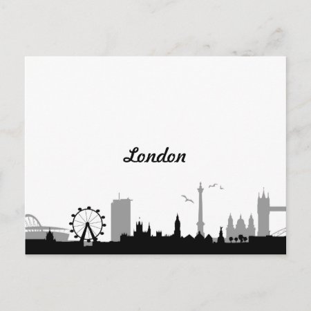 Skyline London Postcard