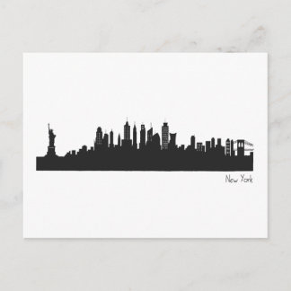 Skyline New York Postcard