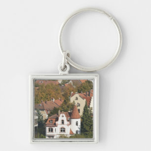 Skyline of Bamberg, Germany Keychain