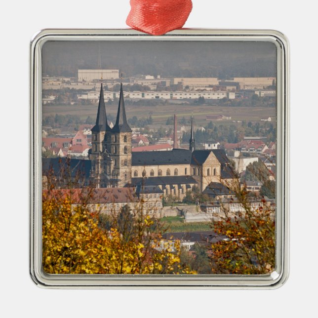 Skyline of Bamberg, Germany Metal Ornament (Front)