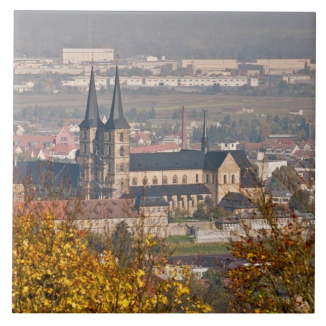 Skyline of Bamberg, Germany Tile (Front)