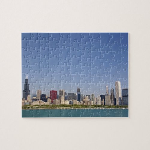 Skyline of Chicago Illinois USA Jigsaw Puzzle