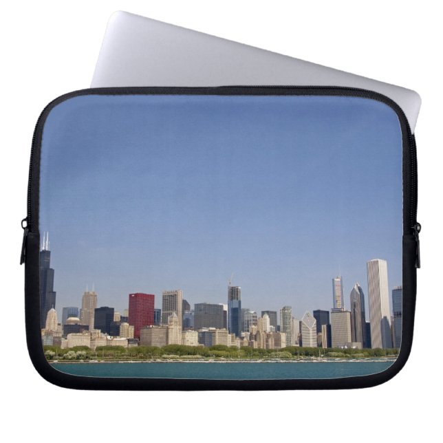 Skyline of Chicago, Illinois, USA. Laptop Sleeve (Front)